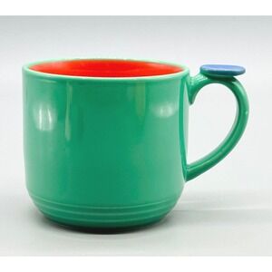 Lindt Stymeist Colorways Thumbprint Mug Green Orange Blue Postmodern Japan